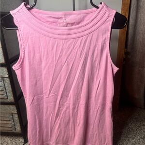 Talbots Pima cotton Pink Sleeveless Top